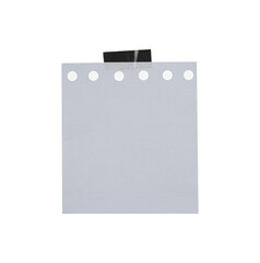Poster - white blank paper isolated for mockups