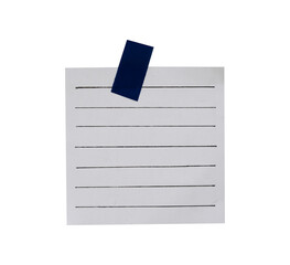 Poster - blank white note paper with black tape
