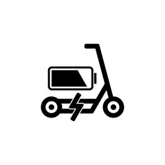 Sticker - Electric scooter icon isolated on transparent background