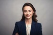 © pixardi - Studio portrait of businesswoman looking at camera.. Photo generative AI