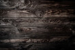 Natürliche dunkle Holztextur als Hintergrund. Copyspace, Banner, Generative AI
