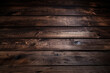 Natürliche dunkle Holztextur als Hintergrund. Copyspace, Banner, Generative AI
