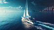 © View Stock - AI generates illustrations sailing