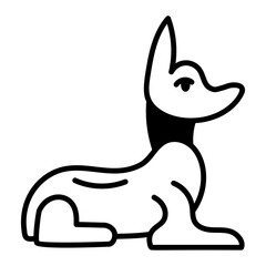 Sticker - Anubis Dog 