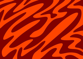 Poster - Abstract background with cute wavy lines pattern