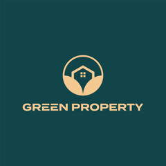 Wall Mural - Green Property Logo