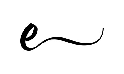 Poster - Letter E logo icon design