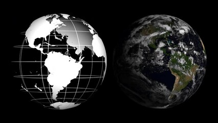 Wall Mural - world wide web Global communications, system and the world wide web. Digital world background. Blue planet earth from space. universe view web futuristic galaxy geography