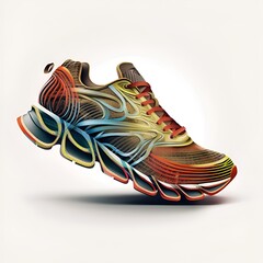 Running shoe. Generative AI