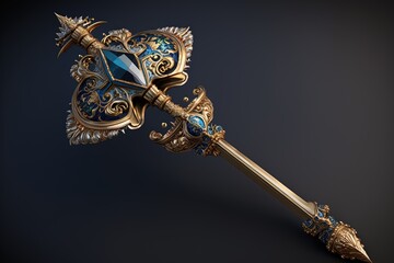 Royal Sceptre of Unforgettable Might Generative AI