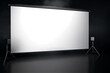 © jahidsuniverse - Billboard or Banner Mockup: White Screen for Custom Advertising Display & Presentation
