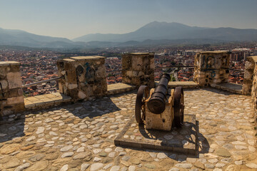 Wall Mural - Cannon at Kalaja fortress in Prizren, Kosovo