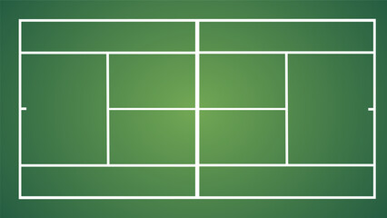 Wall Mural - Tennis court vector symbol , Simple flat design style  ,Illustrations for use in online sporting events , Illustration Vector  EPS 10