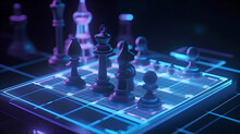 Cyber Chess Success With Technology Generative Art