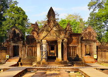 Banteay Srei Temple In Angkor, Cambodia