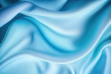 Abstract texture of light blue or blue fabric occupying the entire image