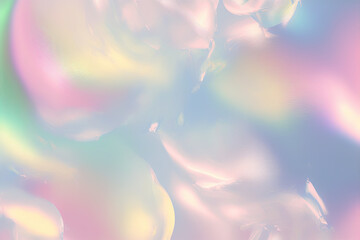 Y2K iridescent pastel Nostalgic liquid texture background (generative ai)
