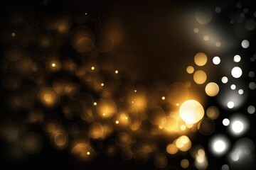 Poster - A Blurry Photo Of A Light With A Black Background And A Blurry Background Nightclub Animation Lighting Design Generative AI 