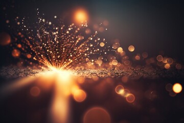 Poster - A Blurry Image Of A Sparkler In The Dark With Lights Workshop High-speed Photography Supply Chain Optimization Generative AI 