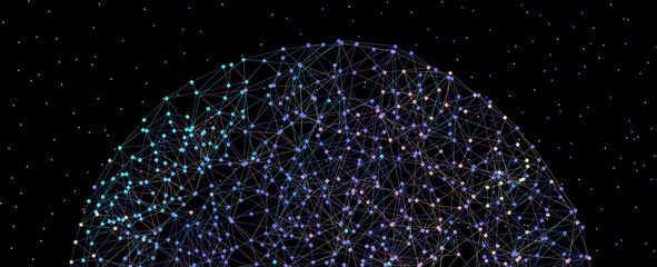 Tech Network Globe Banner