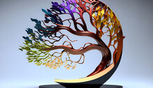 Sculpture Of A Spring Tree