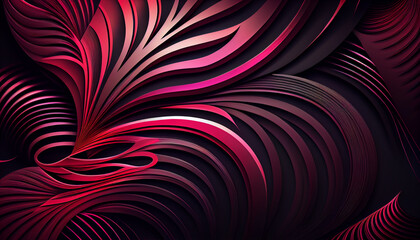 Sticker - Abstract backdrop with wave pattern modern design ,generative AI