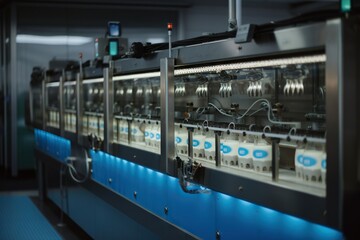 Poster - A Machine With Many Different Types Of Wires And Wires On It Factory Advertising Photography Manufacturing Planning And Control Generative AI 