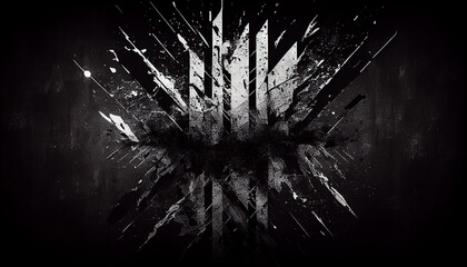grunge abstract background with dirty damaged pattern ,generative ai