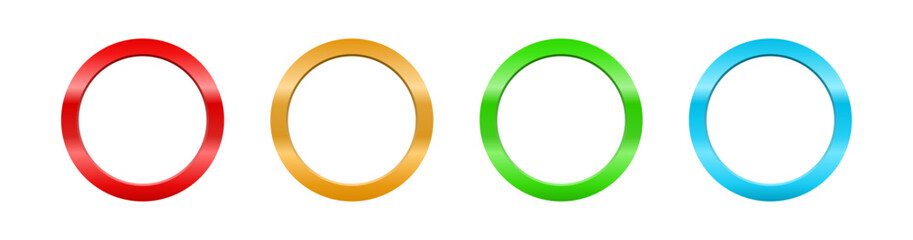 Colorful button set
