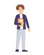 © santima.studio - character student. Back to school , university concept