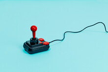Black And Red Joystick