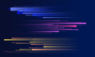 Poster - Abstract blue and red light motion background