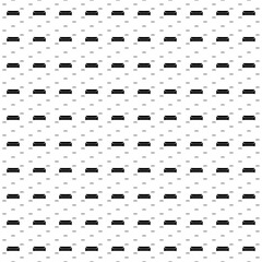 Poster - Square seamless background pattern from black sofa symbols are different sizes and opacity. The pattern is evenly filled. Vector illustration on white background