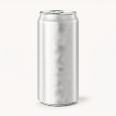 Canvas Print - Empty aluminum cans mockup of suitable volume for effervescent drinks, created with generative ai