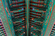 © Jeongho Byeon/Stocksy - Ceiling with colorful traditional patterns.