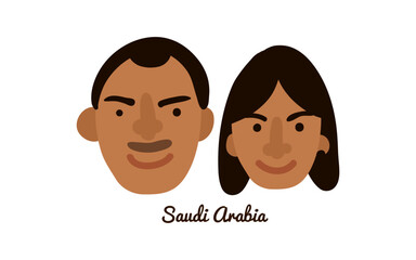 Sticker - Human Faces From Saudi Arabia