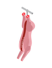 Sticker - Meat Carcass Icon