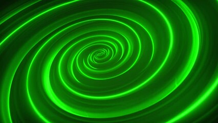 Poster - Metallic silk water spiral. Concentric optical Illusion. Abstract point digital wave of particles. The whirlpool. Liquid vortex. Seamless loop. Motion background animation. 4K