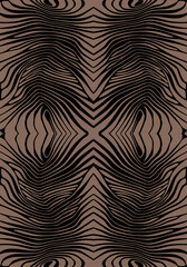 Poster - Seamless different zebra pattern, animal print.