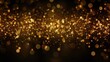 © Gelpi - Luxurious gold bokeh background for awards and glamour events. Generative AI