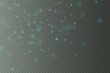 © Hanna - Glowing light effect with many glitter particles isolated on transparent background. Vector star cloud with dust.