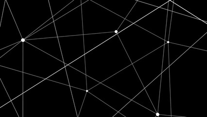 Poster - Video intro of white spinning dots and lines on a black background.