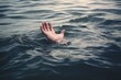 Drowning Arm in the Water - Looking for Help - Desperate