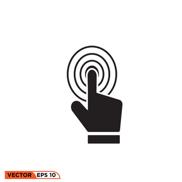 Icon vector graphic of Hand Pointing