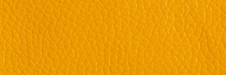 Wall Mural - Yellow leather and a textured background, wide banner.