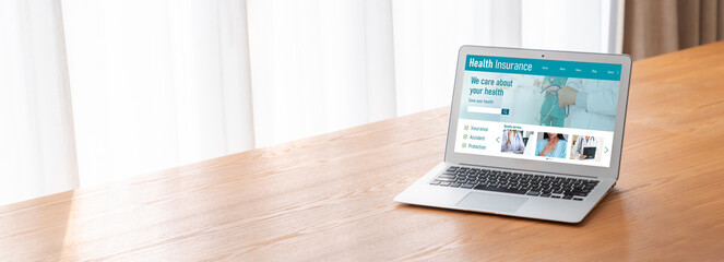 Health insurance web site modish registration system for easy form filling