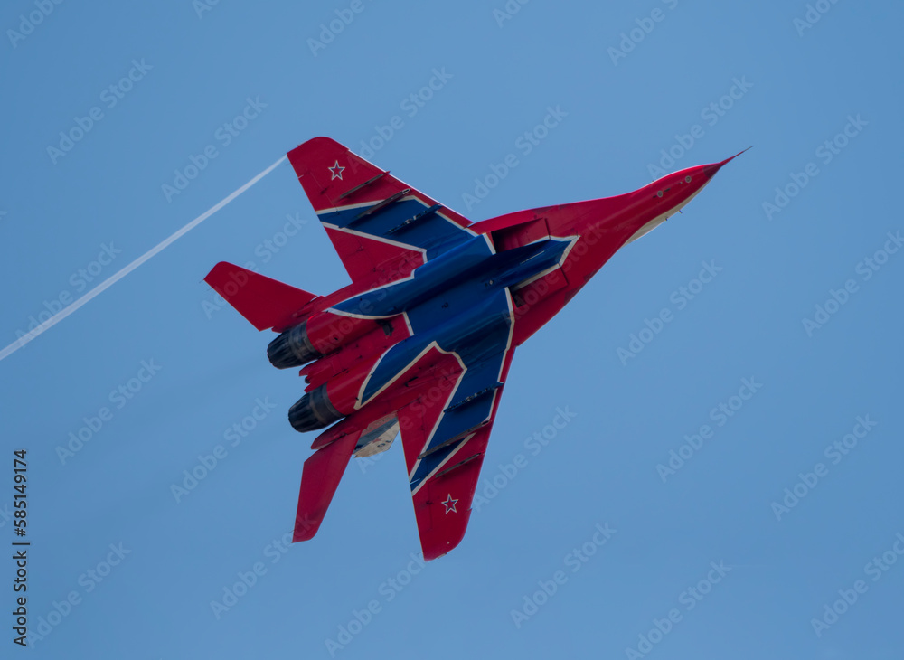 Moscow Russia Zhukovsky Airfield 31 August 2019: aerobatic team swifts ...