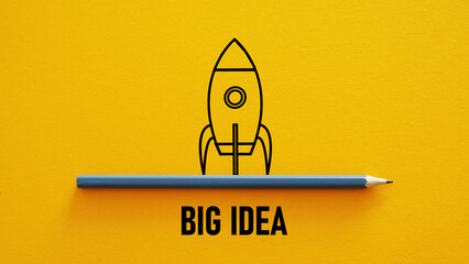 Poster - Big ideas is shown using the text