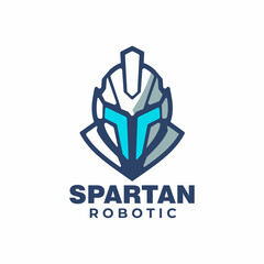 illustration vector graphic of Spartan robotic logo design. logo vector. Sparta icon. Usable to your company, business, team, etc