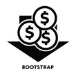 Bootstrap icon. vector illustration